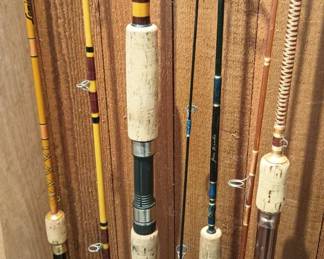 Assortment of Fishing Rods