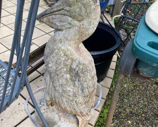 Concrete Pelican Statue