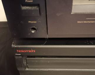 Nakamich Head Cassette Deck -CR - 2A, Nakamichi CD Player 4, Nakamichi Stereo Receiver - SR-2A