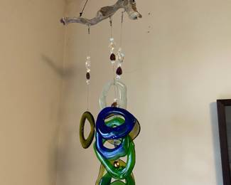 Recycled Glass Wind Chime