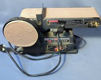 Sears Craftsman 4" Motorized Belt And 6" Disc Sander, Model 113.226423, Powers On