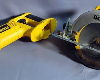DeWalt Variable Speed Reciprocating Saw, Model DW938, And 6.5" Cordless Circular Saw, Model DW939