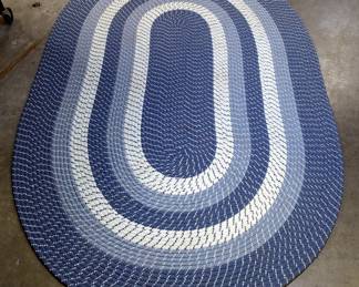 Oval Braided Area Rug, 65" x 100"