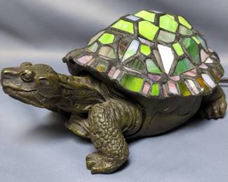 Stained Glass Turtle Lamp