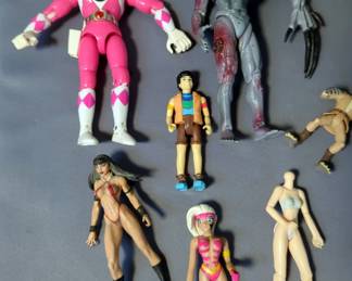 Action Figure And Toy Assortment Including Anime, Video Game, And Comic Book Characters