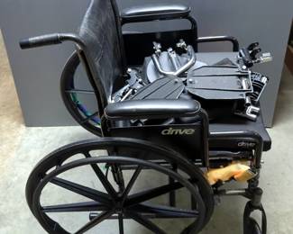 Drive 18" Wheel Chair, Model HX5 9JP, With Foot Rests, Qty 2 Pair