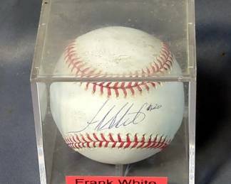 Rawlings Baseball Believed To Be Signed By Kansas City Royals Frank White #20