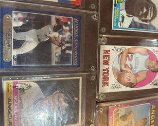 Vintage trading cards and Rookies