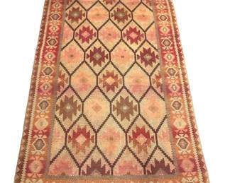 MACHINE MADE KILIM AREA RUG