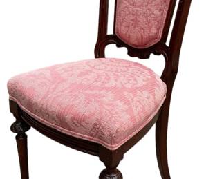 VICTORIAN WALNUT ACCENT CHAIR