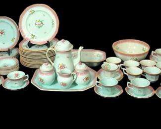 WHITE IRONSTONE ADAMS CALYX WARE DINNER SERVICE