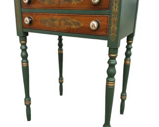 HITCHCOCK STYLE SIDE TABLE