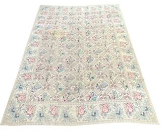 ROOM SIZE PETIT POINT RUG