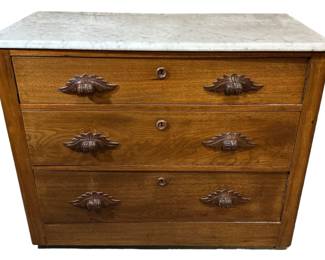 VICTORIAN MARBLE TOPPED DRESSER