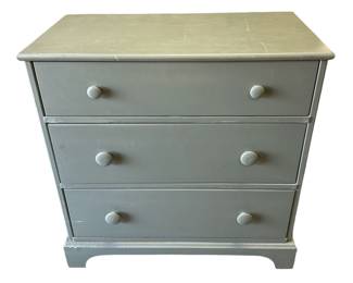 ANTIQUE PINE 3 DRAWER CHEST