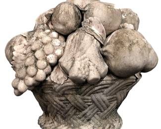 ITALIAN COMPOSITE FRUIT BOWL SCULPTURE