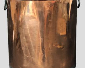LARGE FRENCH COPPER STOCK POT