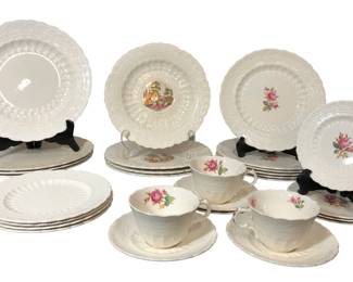 COLLECTION ASSORTED SPODE"S JEWEL DINNERWARE