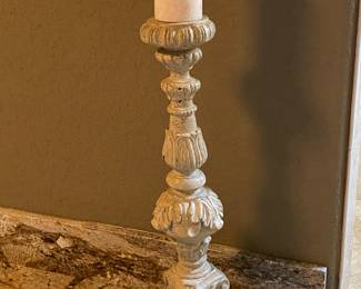 Candelabra with candle