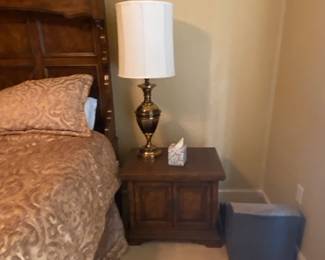 Night stand next to master bed