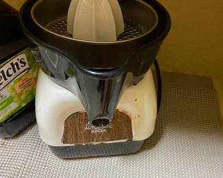 Vintage juicer in pantry