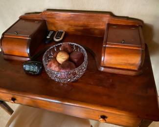Top of antique desk