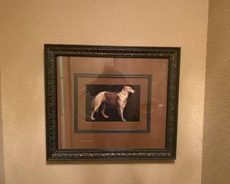 Another nice framed, matted & under glass picture