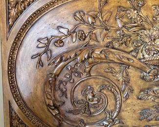 BALLARD DESIGNS Grand Bouquet Wall Relief