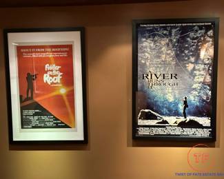 FIDDLER ON THE ROOF and A RIVER RUNS THROUGH IT Framed Movie Poster