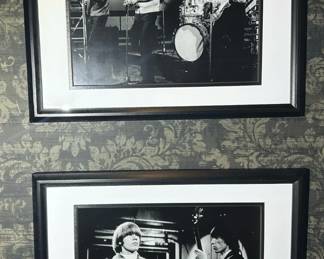 ROLLING STONES Black and White Framed Photos