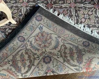 Large Hand Knotted Area Rug (9' x 12')