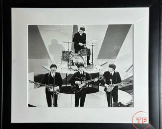 DEZO HOFFMAN Photo "Beatles on Ed Sullivan Show from New York" (February 1964) Limited Edition from ORIGINAL Negative (157/5000) - 24" x 28"