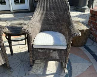 Outdoor Wicker Rocker