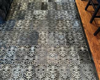 BEN SOLEIMANI for RESTORATION HARDWARE Cowhide Tile Rug (9' x 12')