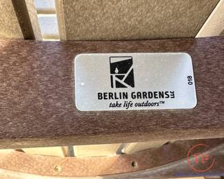 BERLIN GARDENS Comfo-Back Single Glider
