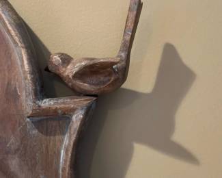 Wood Birdsong Mirror
