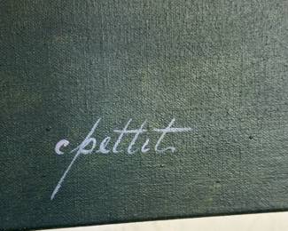 Plein Air Abstract Home Oil on Canvas by CAROL PETTIT