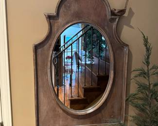 Wood Birdsong Mirror