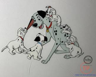 Limited Edition Serigraph Sericel from DISNEY'S "One Hundred and One Dalmatians"