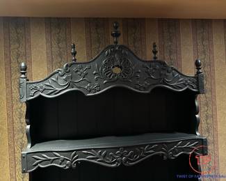 Ornate Hanging Display Cabinet