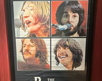 The Beatles "Let It Be" Framed Flag (36" x 25")