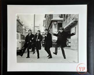 DEZO HOFFMAN Photo "Beatles in London, Outside the BBC" (1963) Limited Edition from ORIGINAL Negative (205/5000) - 24" x 28"