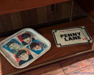 1960's BEATLES Snack Tray