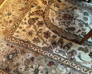 Large Hand Knotted Area Rug (9' x 12')