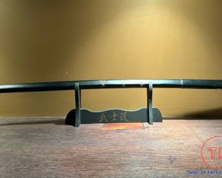 Japanese BOKKEN Sword on Display Stand