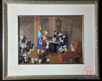 Limited Edition Hand Painted Cels from DISNEY'S One Hundred and One Dalmatians