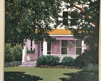 Plein Air Abstract Home Oil on Canvas by CAROL PETTIT