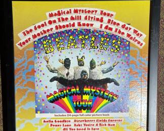 The BEATLES "Magical Mystery Tour" Framed Record with Dust Cover 