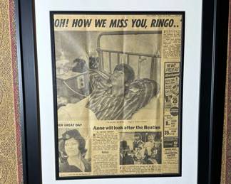 Daily Mirror (June 6, 1964) RINGO STARR Hospital Stay 