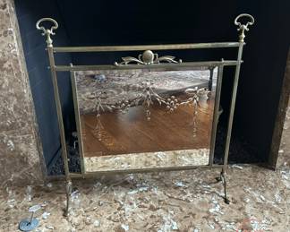 Art Nouveau Fireplace Screen